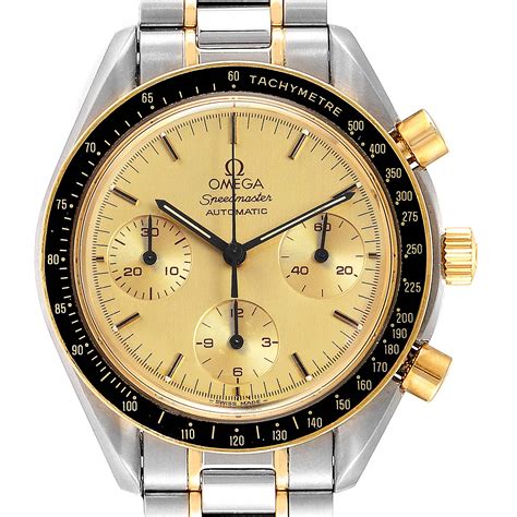 omega speedmaster yellow face|omega yellow gold price uk.